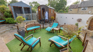 Spa garden at Morritt hotel and spa, Barnard Castle - Classic British Hotels