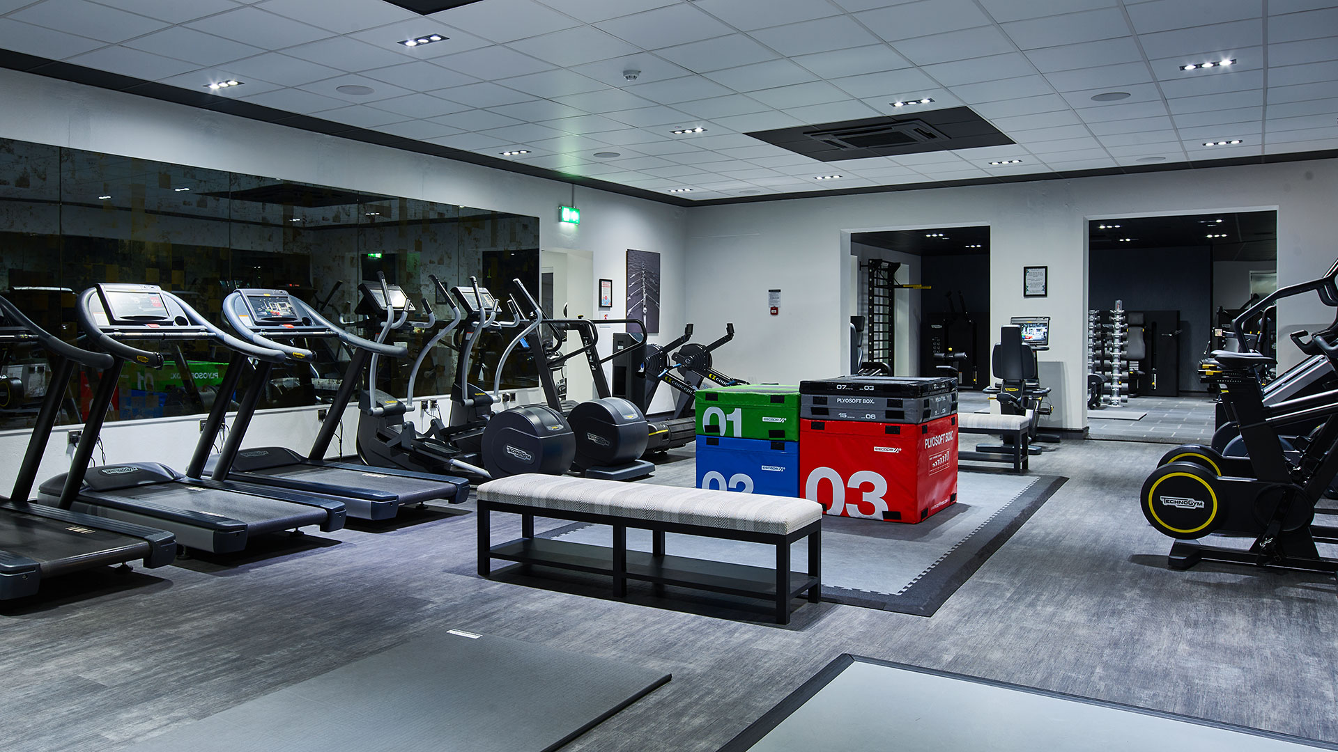 The health club at Fairlawns Hotel