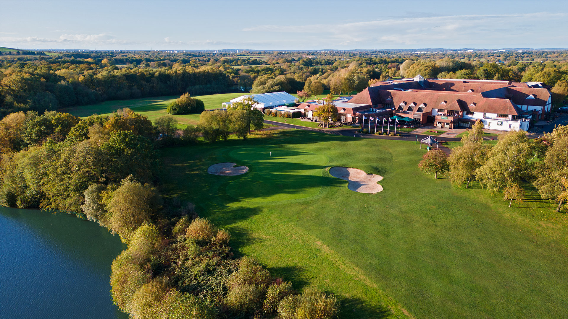 Stunning exterior view of Forest of Arden Hotel, Birmingham Meriden, highlighting its architectural beauty