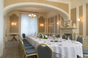 Promenade room set for private dinner - Imperial Hotel, Llandudno