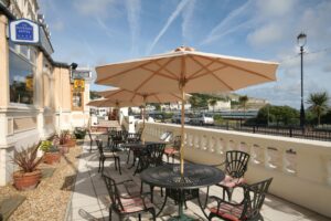 The Terrace in the sunshine - Imperial Hotel, Llandudno