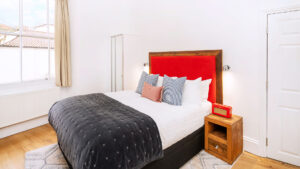 Berkeley Square Hotel, Bristol, Berkeley Suites Deluxe suite bedroom - Classic British Hotels