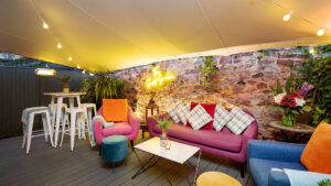 Berkeley square hotel, bristol, secret garden view
