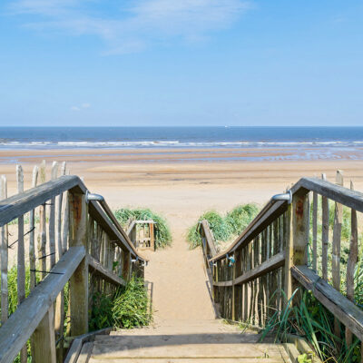 Beach view in Mablethorpe, Lincolnshire - Classic British Hotels