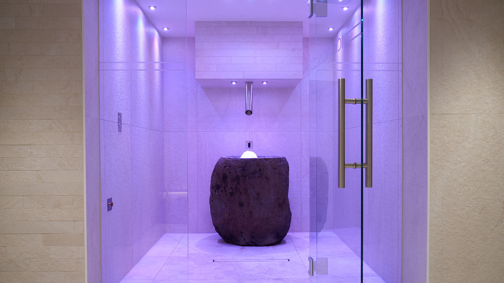 The salt room at Fairlawns Hotel